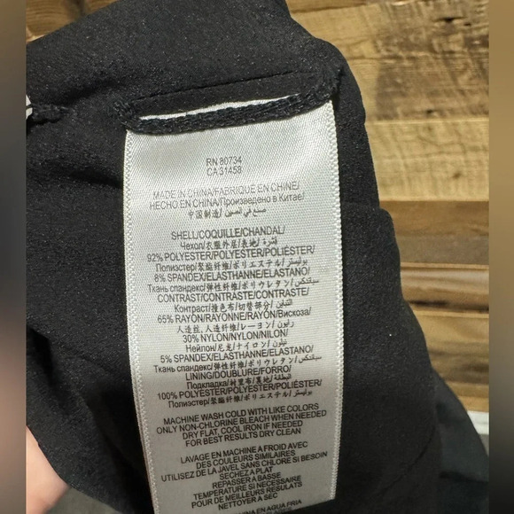 BCBG MAXAZRIA kellen faux suede mini sheath dress black office party bodycon US6 - Picture 6 of 6